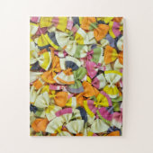 Kleurrijke stropdas pasta legpuzzel (Verticaal)