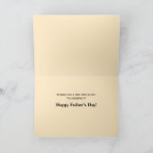 Kleurrijke Stropdas Vaderdag Papa Inspirivity Kaar Kaart (Binnen)