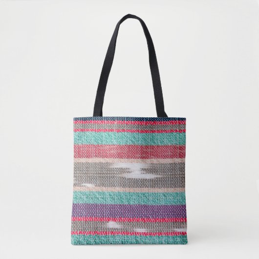 Kleurrijke structuur, patroon, achtergrond tote bag (Voorkant)