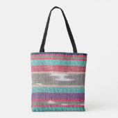 Kleurrijke structuur, patroon, achtergrond tote bag (Achterkant)
