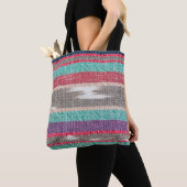 Kleurrijke structuur, patroon, achtergrond tote bag (Dichtbij)