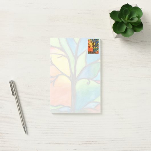 Kleurrijke structuur Post it Note Pads (Kantoor)