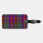 Kleurrijke Stuart Tartan Plaid Bagagelabel (Achterkant horizontaal)