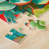 Kleurrijke Succulent 2 Fotopuzzels Internet Jigsaw Legpuzzel (Zijkant)