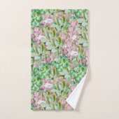 Kleurrijke Succulent Bad Handdoek (Handdoek)