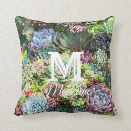 Kleurrijke Succulent Garden Kussen