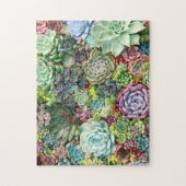 Kleurrijke Succulent Garden Legpuzzel (Verticaal)