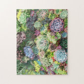 Kleurrijke Succulent Garden Legpuzzel (Verticaal)