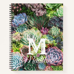 Kleurrijke Succulent Garden Notitieboek