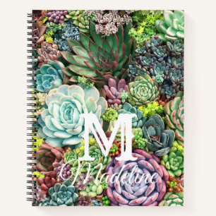 Kleurrijke Succulent Garden Notitieboek