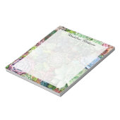 Kleurrijke Succulente Tuin Notitieblok (Linkerzijde)