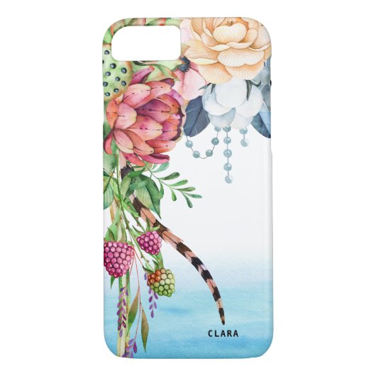Kleurrijke Succulenten & Bloemen Compositie Case-Mate iPhone Case (Achterkant)