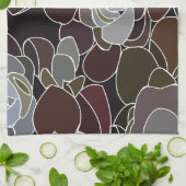 Kleurrijke succulenten Bloemen Theedoek (Gevouwen)