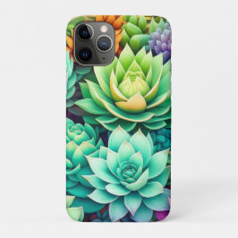 Kleurrijke Succulenten Collage Case-Mate iPhone Case
