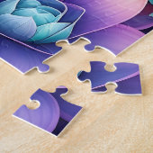 Kleurrijke Succulenten Collage Legpuzzel (Zijkant)