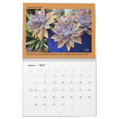 Kleurrijke Succulenten Kalender met Care Tips (Mar 2027)