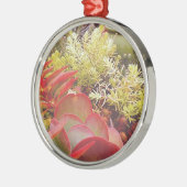 kleurrijke Succulenten Metalen Ornament (Links)