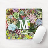 kleurrijke Succulenten Muismat (Met muis)