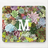 kleurrijke Succulenten Muismat (Voorkant)