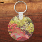 kleurrijke Succulenten Sleutelhanger (Voorkant)