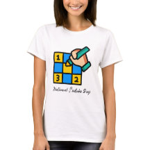 Kleurrijke Sudoku Puzzel Illustratie T Shirt