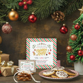 Kleurrijke Suikerfeest Kerstfeest Uitnodiging
