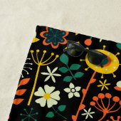 Kleurrijke suikerschedel met achtergrond op de vlo strandlaken (In situ)