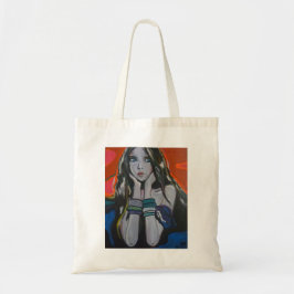 Kleurrijke Summer Chic: Tote Tas door IZAartStudio