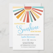 Kleurrijke Sunshine Boho Baby shower Kaart (Voorkant)