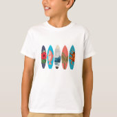 Kleurrijke Surfboards T-shirt (Voorkant)