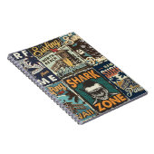  kleurrijke surfposters met surven bus notitieboek (Rechterzijde)