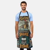  kleurrijke surfposters met surven bus schort (Gedragen)