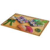 Kleurrijke Sushi-tekening snijvlak Snijplank (Hoek)