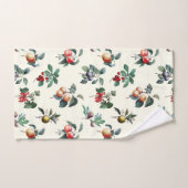 Kleurrijke Sweet Botanical  Fruit op Wit Bad Handdoek (Handdoek)