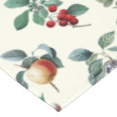 Kleurrijke Sweet Botanical  Fruit op Wit Tafelkleed (Gekanteld)