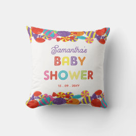Kleurrijke Sweet Fun Snoep Baby shower Kussen