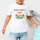 Kleurrijke Sweet Fun Snoep Birthday Boy Kinder Shirts