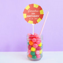 Kleurrijke Sweet Fun Snoep Thema Verjaardagsfeestj