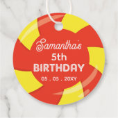 Kleurrijke Sweet Fun Snoep Thema Verjaardagsfeestj Bedankjes Labels (Achterkant)