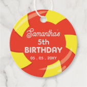 Kleurrijke Sweet Fun Snoep Thema Verjaardagsfeestj Bedankjes Labels (Voorkant)