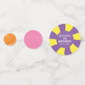 Kleurrijke Sweet Fun Snoep Thema Verjaardagsfeestj Confetti (Voorkanten)