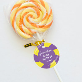 Kleurrijke Sweet Fun Snoep Theme Baby shower Bedankjes Labels