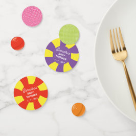 Kleurrijke Sweet Fun Snoep Theme Baby shower Confetti