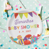 Kleurrijke Sweet Fun Snoep Theme Baby shower Papieren Bordje