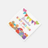 Kleurrijke Sweet Fun Snoep Theme Baby shower Servet (Hoek)