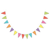 Kleurrijke Sweet Fun Snoep Theme Baby shower Vlaggetjes (Alle)