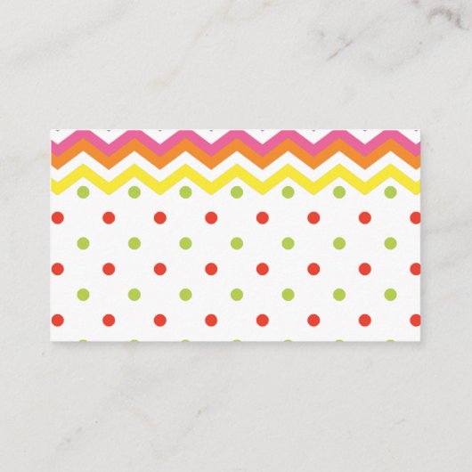 Kleurrijke Sweet Snoep Baby shower Luier Raffle Informatiekaartje (Achterkant)