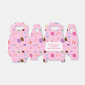 Kleurrijke Sweet Snoep Roze Patroon Party Favor Bo Bedankdoosjes (Uitgevouwen)
