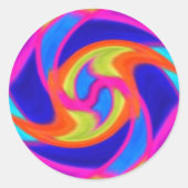 Kleurrijke Swirl Stickers (Voorkant)