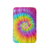 Kleurrijke Swirl Stropdas-Dye Abstract. Badmat (Voorkant Verticaal)